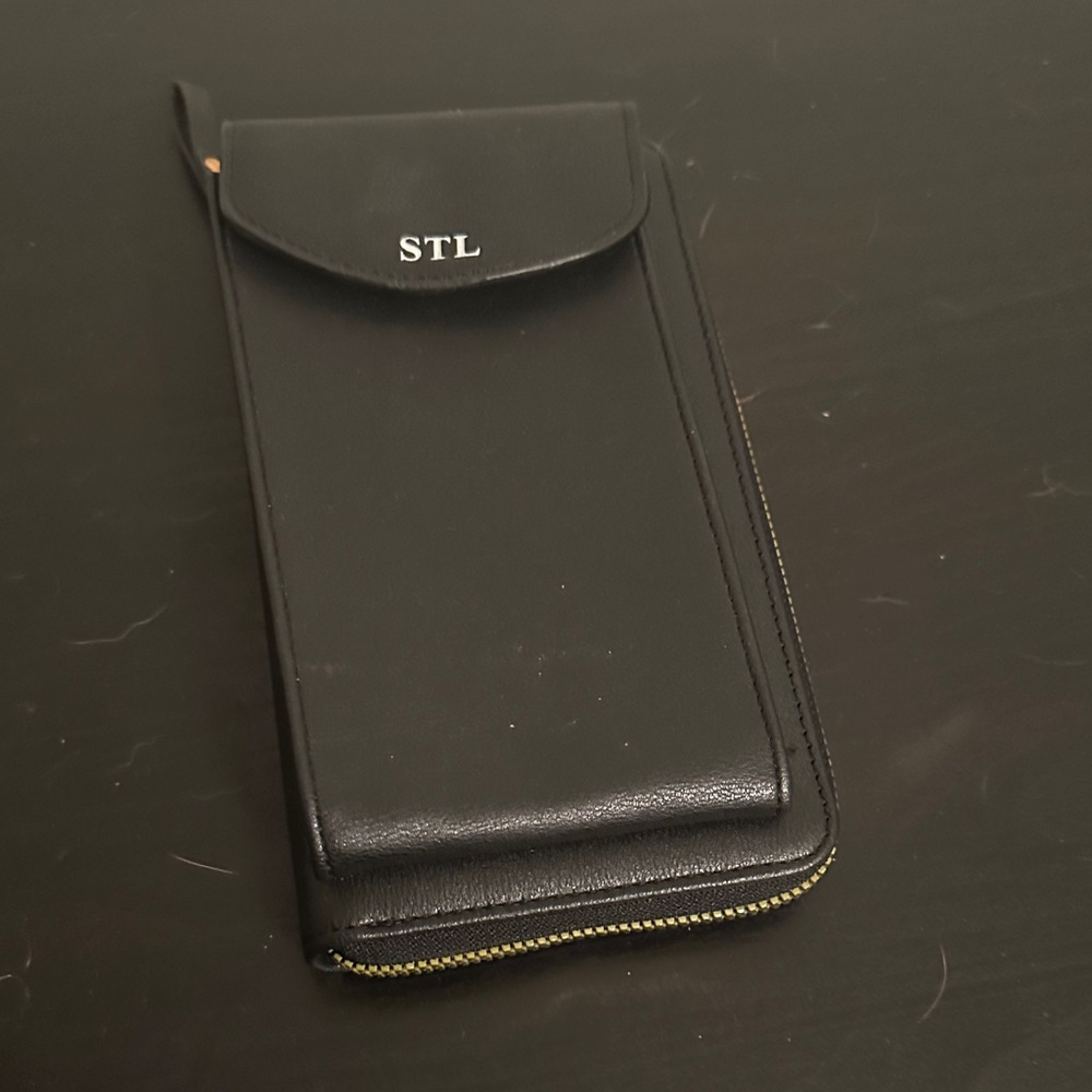 Black clutch wallet